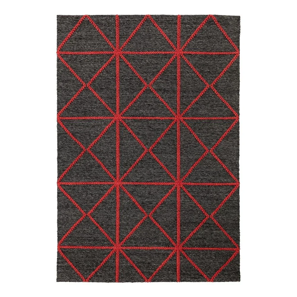 Černo-červený koberec Asiatic Carpets Prism, 160 x 230 cm v:1334858