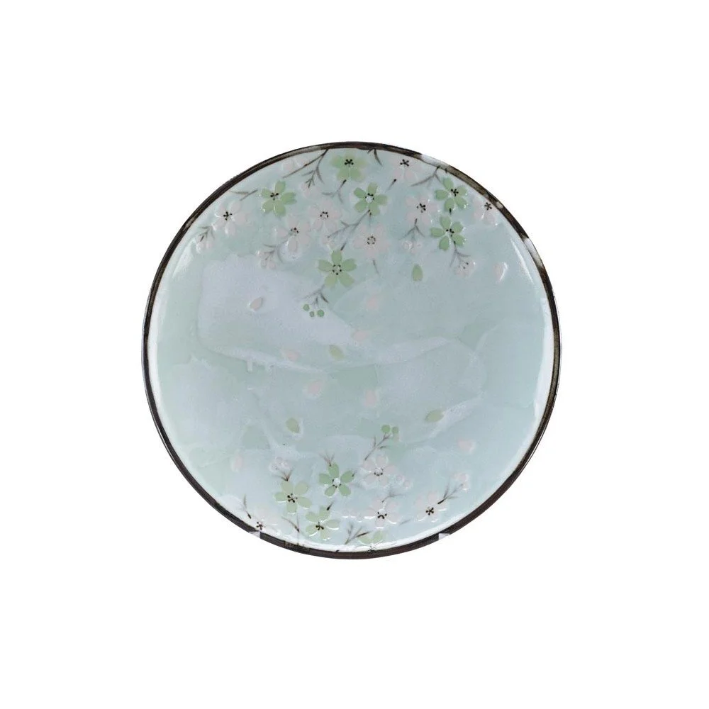 Světle zelený talíř Tokyo Design Studio Cosmos, ø 22,5 cm v:1238534