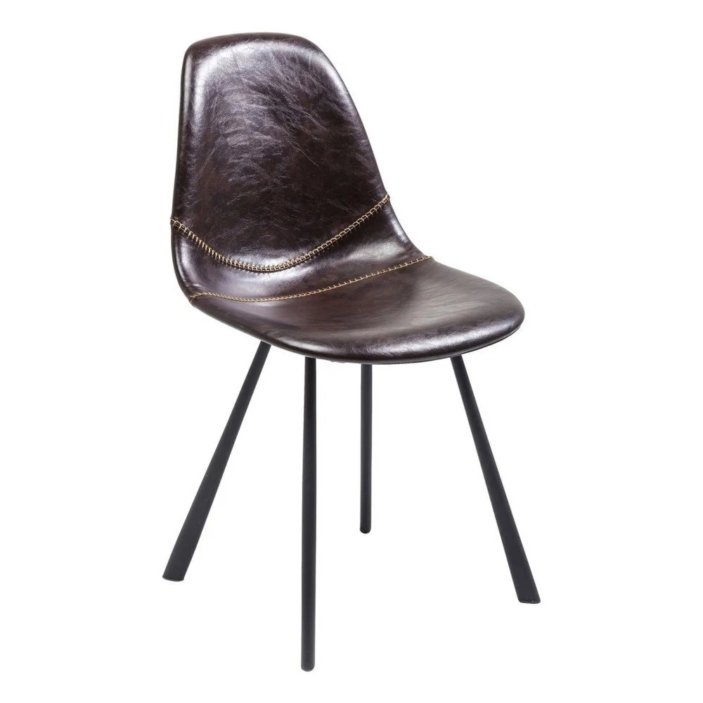 Sada 2 hnědých jídelních židlí Kare Design Lounge v:972688