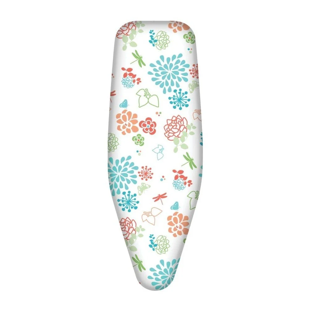 Potah na žehlící prkno z bavlny a silikonu Metaltex Flora, 132 x 48 cm v:1048000
