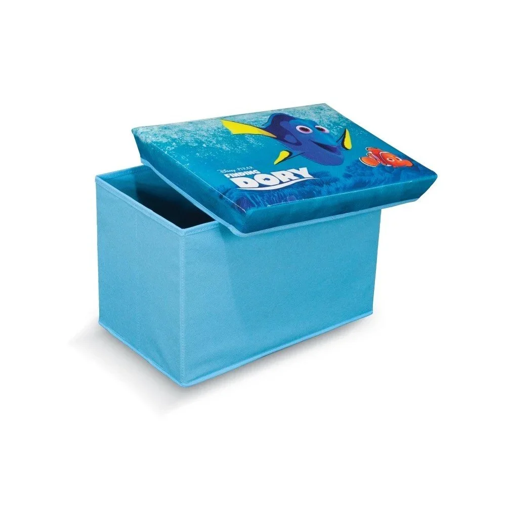 Modrá úložná taburetka na hračky Domopak Finding Dory, délka 49 cm v:868742