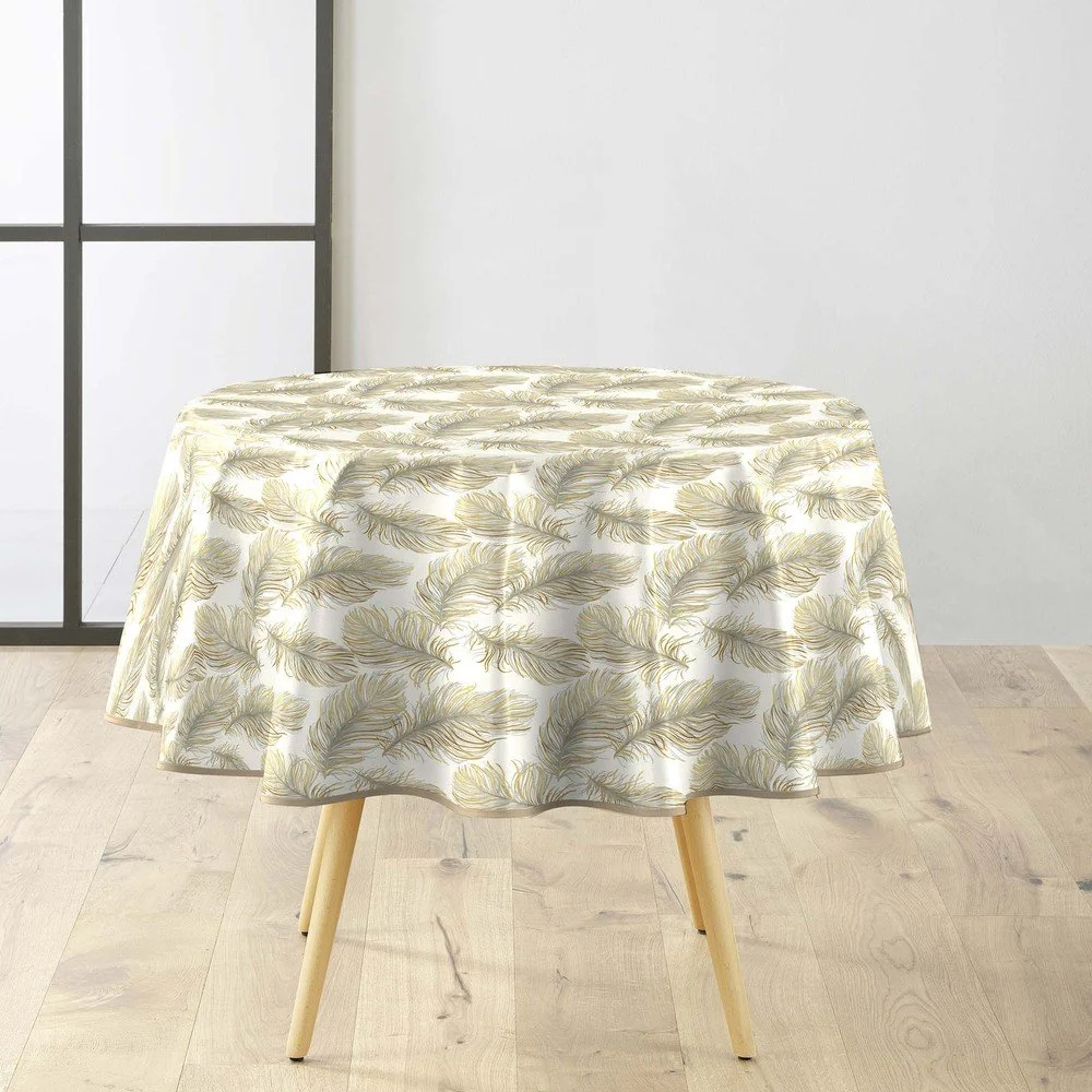 Omyvatelný ubrus ø 160 cm Plumina – douceur d'intérieur v:1812468