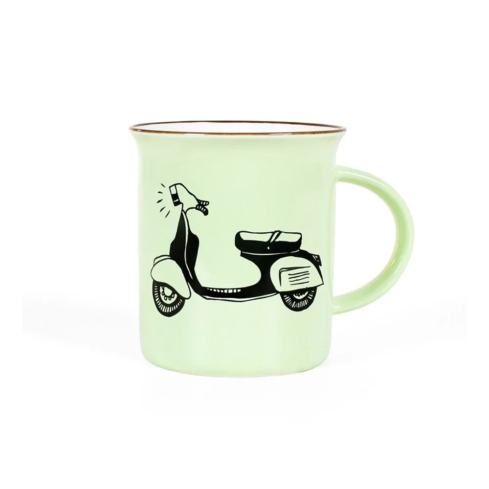 Zelený keramický hrnek Albi Vespa, 250 ml v:1027240