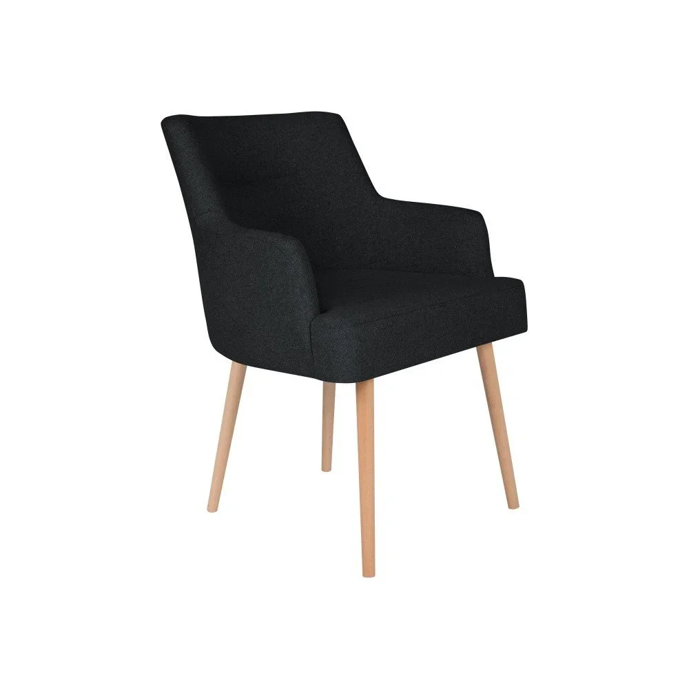 Černá židle Cosmopolitan design Retro v:962662