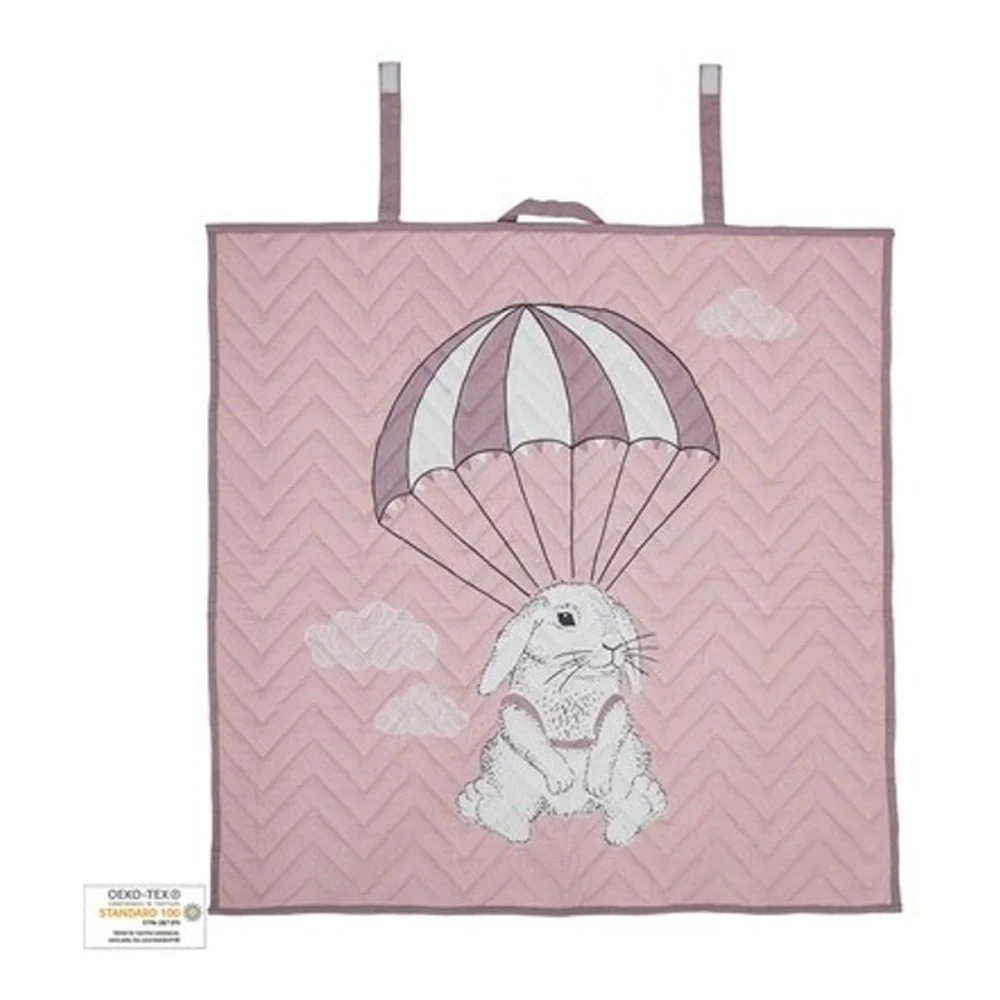 Růžová bavlněná dětská deka Bloomingville Baby v:1259442