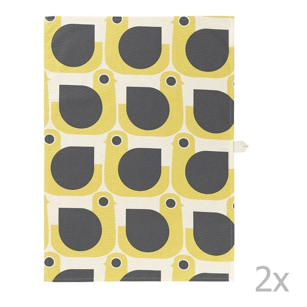 Sada 2 utěrek Orla Kiely Hen v:900676
