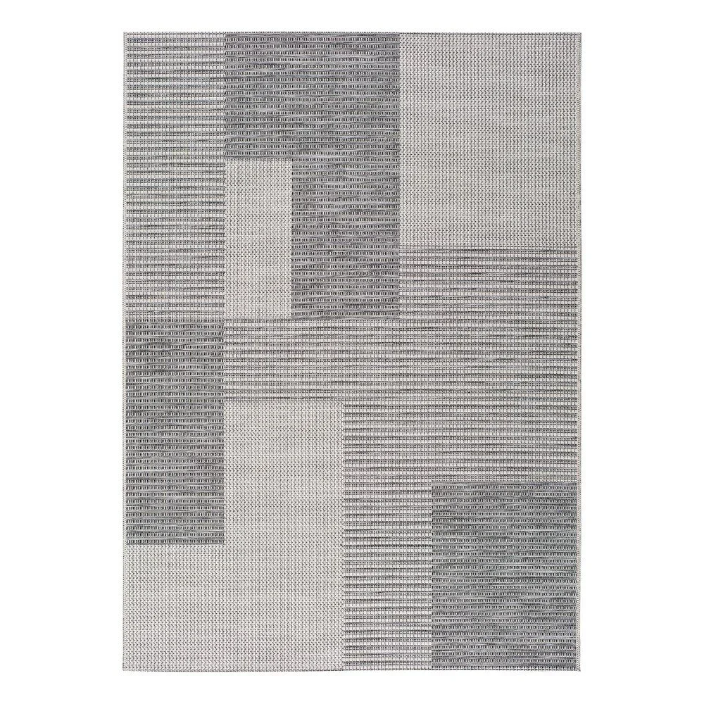 Šedý venkovní koberec Universal Cork Squares, 130 x 190 cm v:1336794