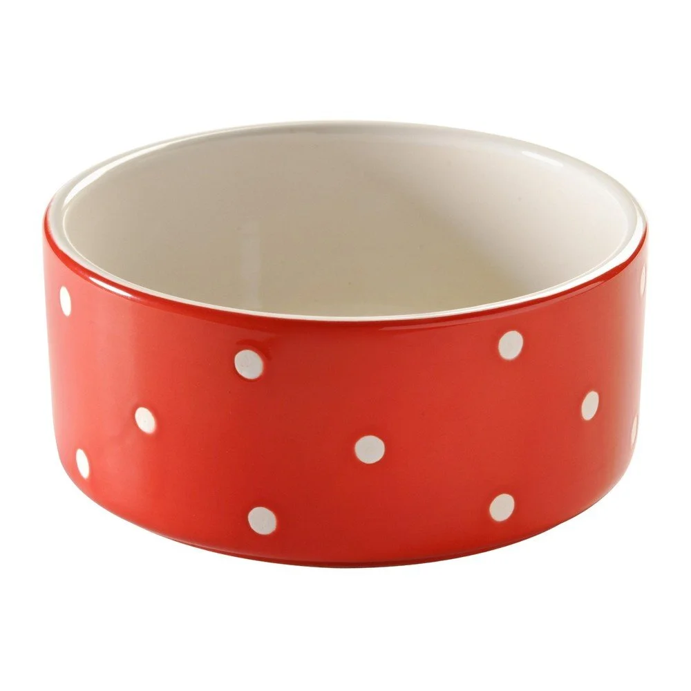 Červená zvířecí miska s puntíky Mason Cash Pet Cane, ø 18 cm v:1284152