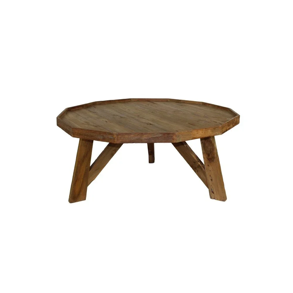 Konferenční stolek z teakového dřeva HSM collection Diamond, Ø 90 cm v:871786