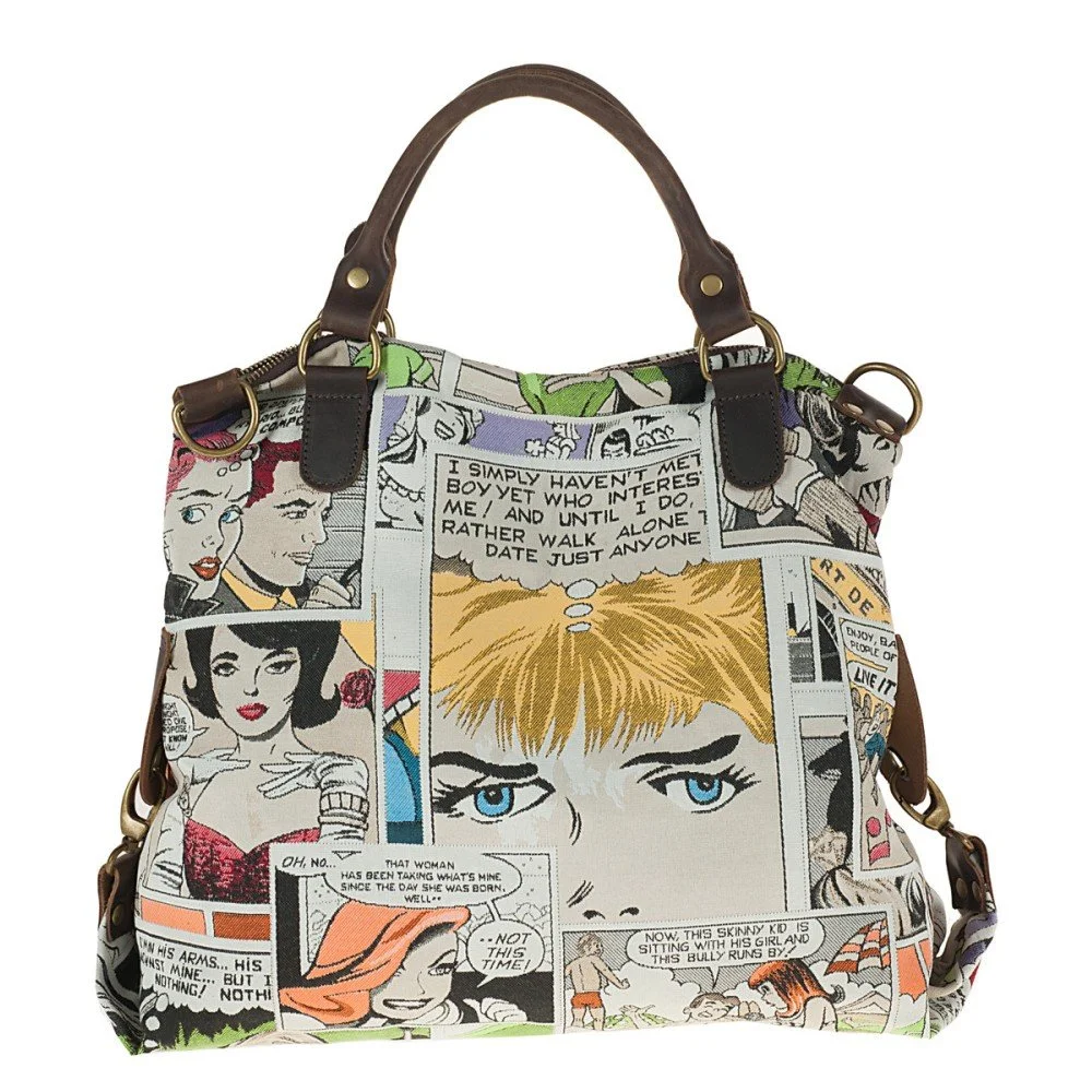 Kabelka s komiksovým vzorem Pitti Bags Clotilde v:793424
