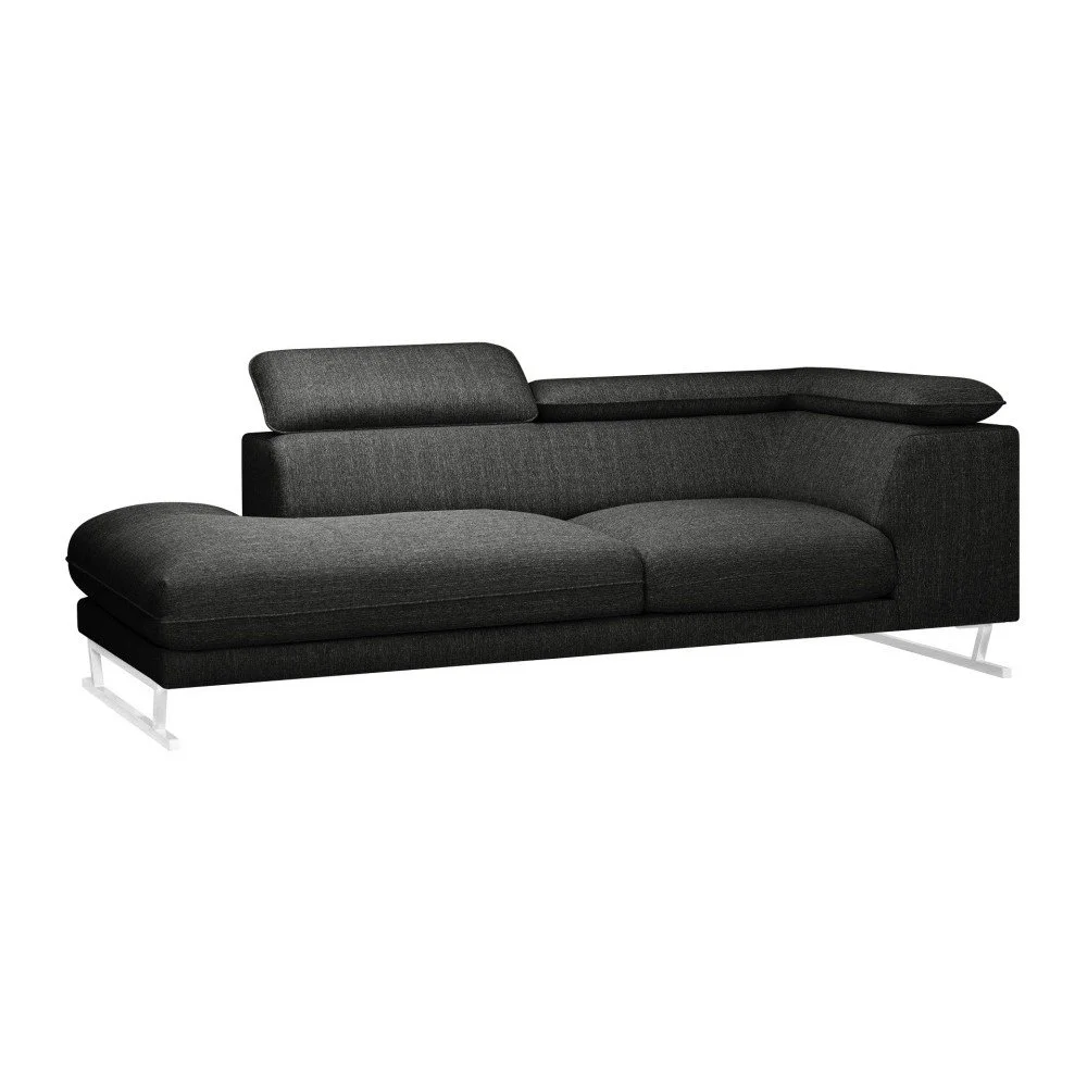 Antracitově šedá pohovka s lenoškou na levé straně L'Officiel Interiors Gigi Big v:1122404
