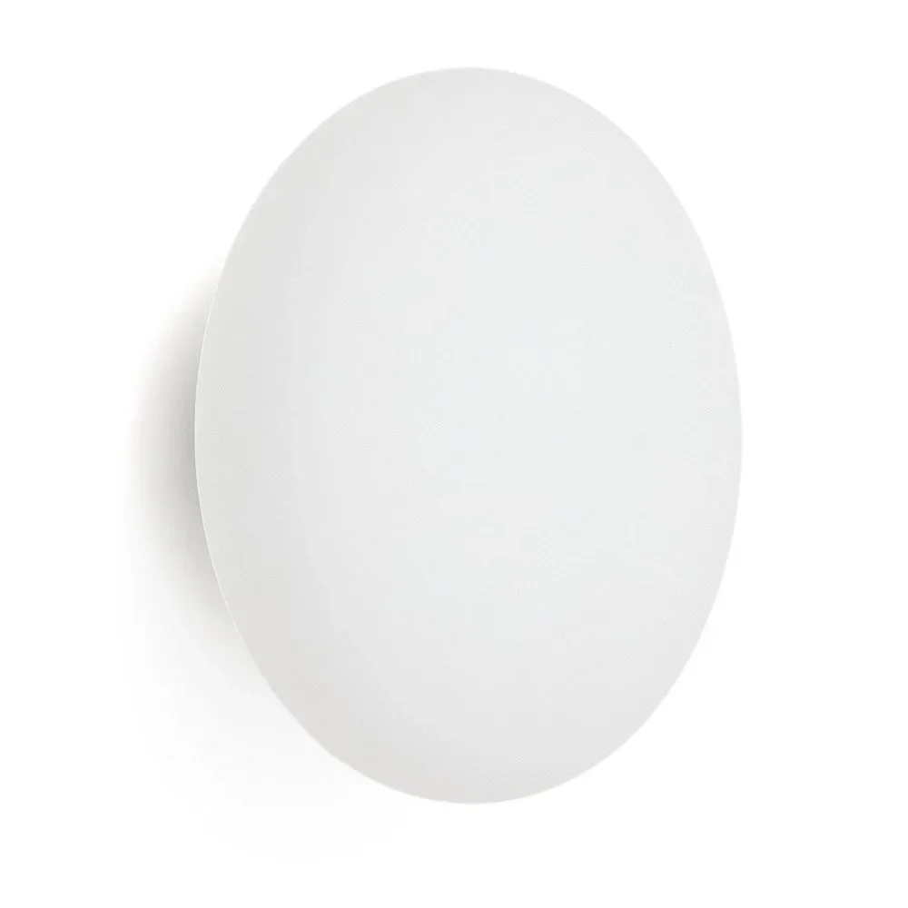 Bílé/ve stříbrné barvě nástěnné svítidlo ø 26 cm Bamila – Kave Home v:1774604