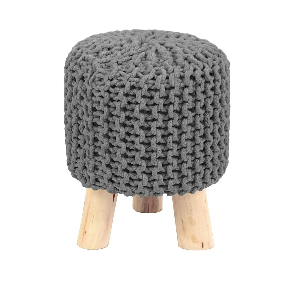 Světle šedá taburetka HF Living Nature mini v:692474