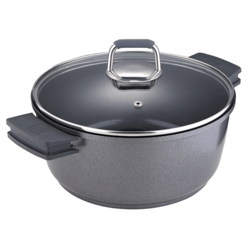 Černý kastrol s poklicí Bergner Titan, 3,4 l v:1225260