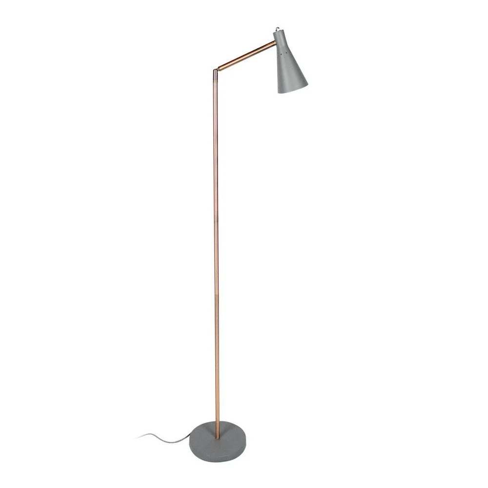 Šedá stojací lampa Red Cartel Bowie v:717616