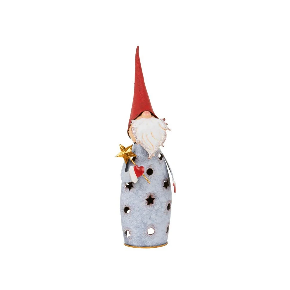 Svícen Archipelago Grey Santa, 37 cm v:718980