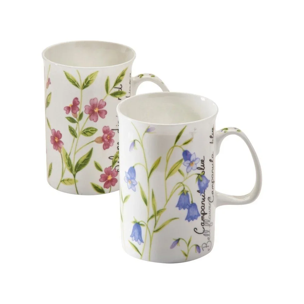 Sada 2 porcelánových hrnků Price & Kensington Botanical, 300 ml v:1081660