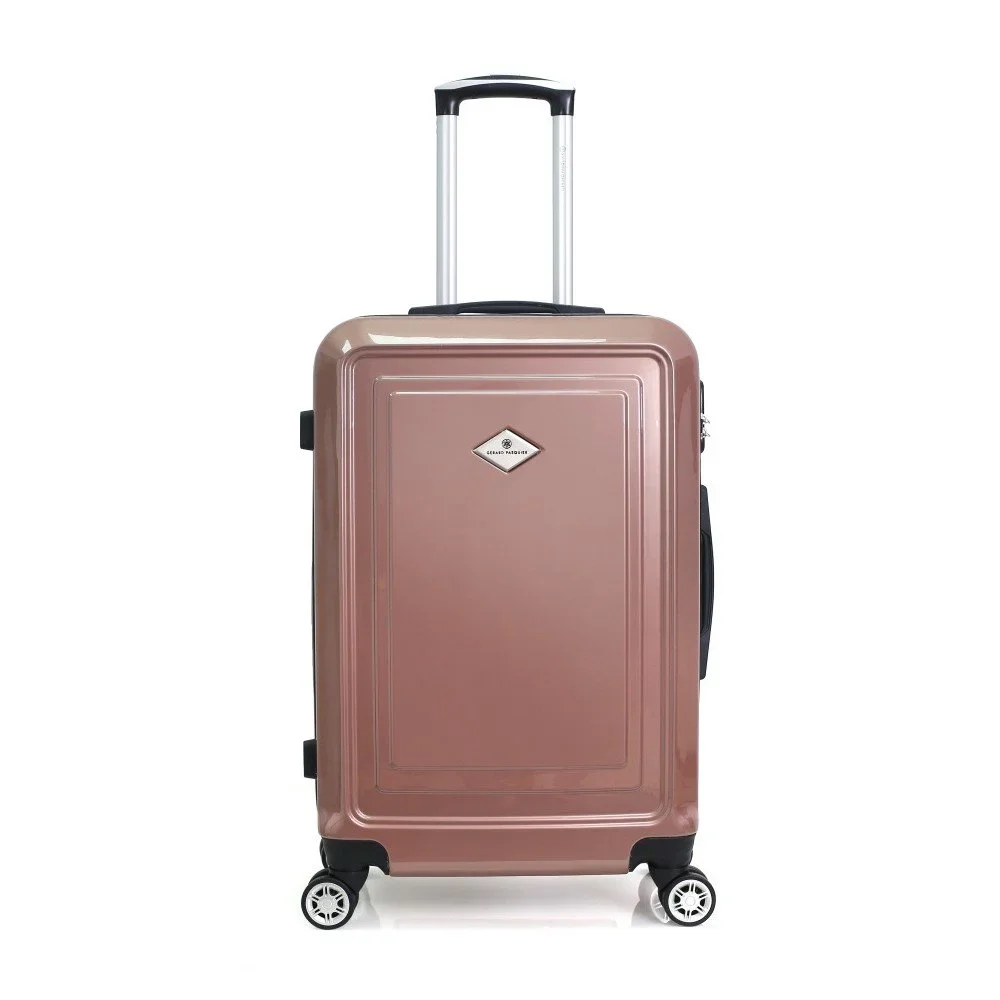 Růžový cestovní kufr na kolečkách GERARD PASQUIER Piallo Valise Grand, 93 l v:1267974