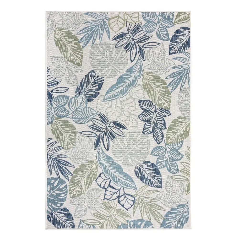 Zeleno-modrý vnitřní a venkovní koberec 160x230 cm Bella Leaf – Flair Rugs v:1754492