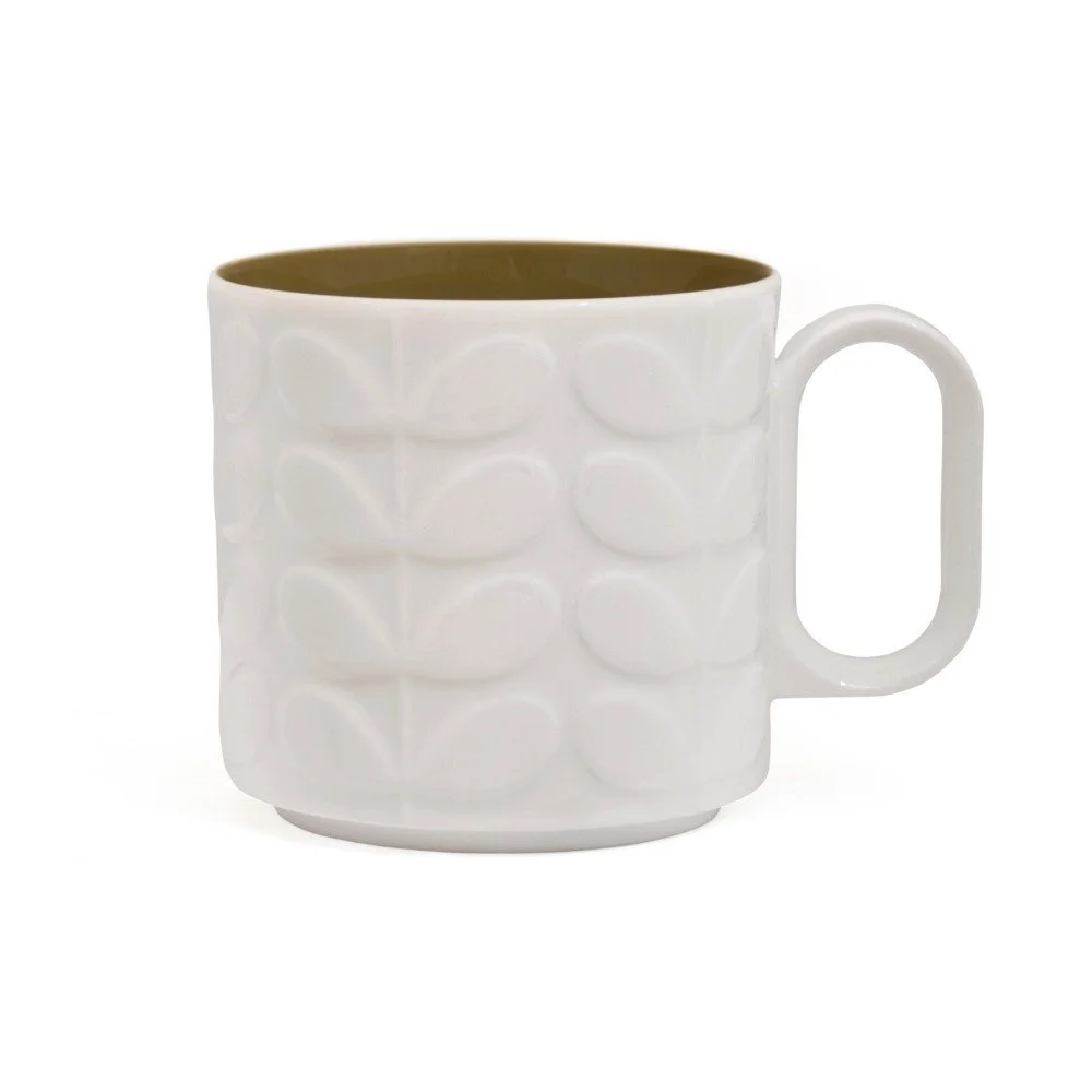 Hrnek Orla Kiely Mono Dark Raised v:891224