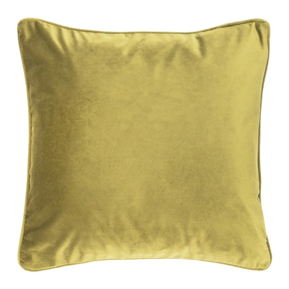 Zeleno-žlutý polštář Tiseco Home Studio Velvety, 45 x 45 cm v:1281104