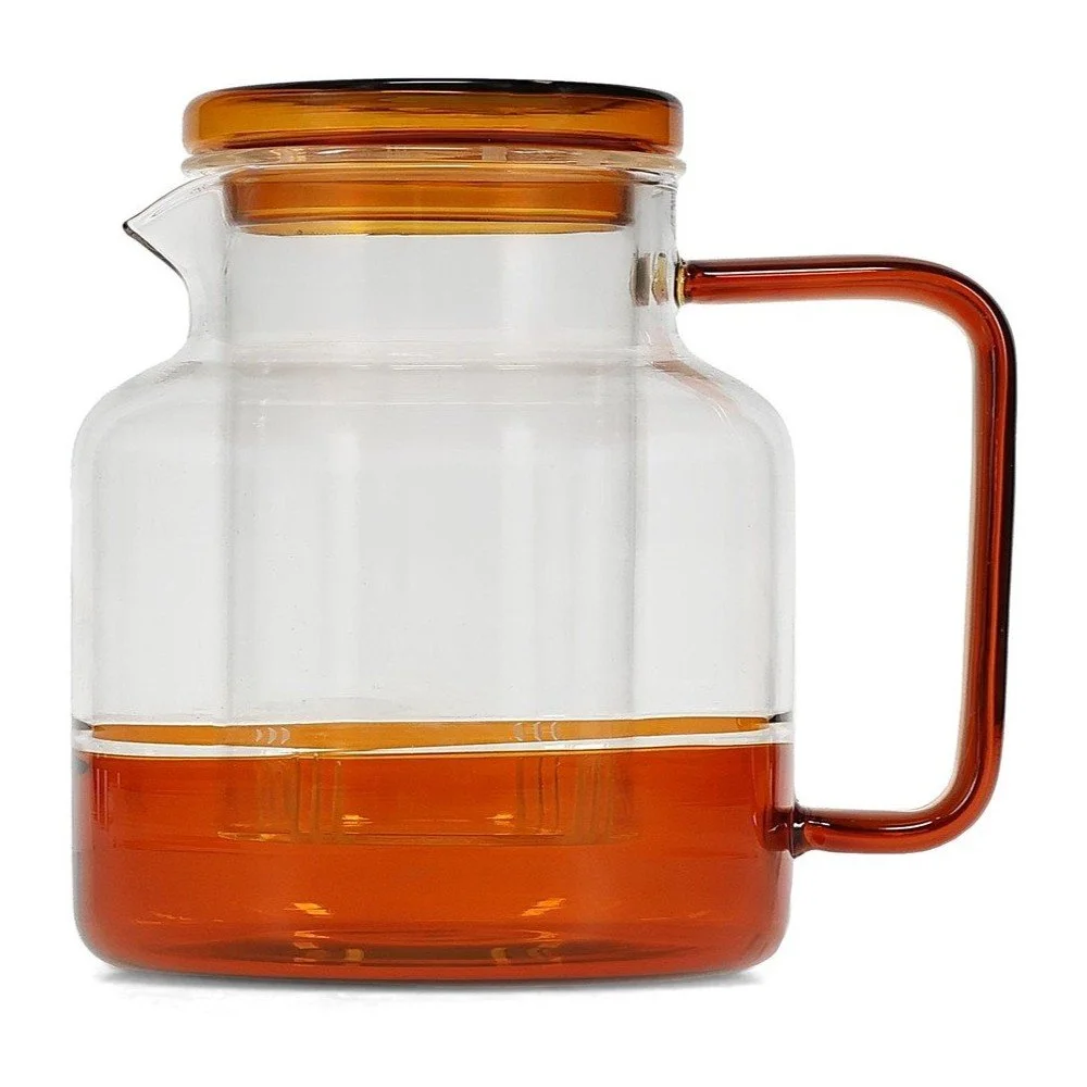 Jantarová skleněná konvice na čaj 950 ml Liv – ONA v:1934966