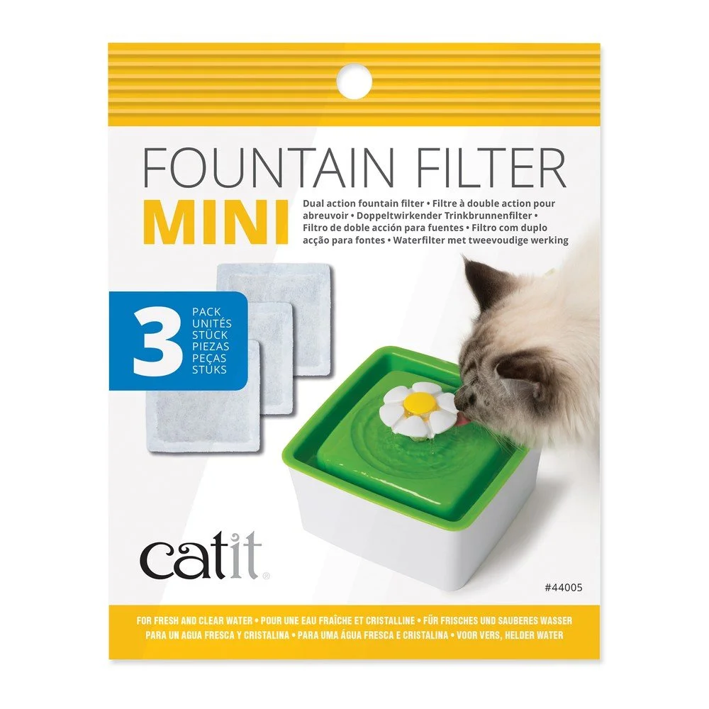 Filtry do vodní fontány pro kočku v sadě 3 ks Catit Mini Flower – Plaček Pet Products v:1717044 Filtry do vodní fontány pro kočku v sadě 3 ks Catit Mini Flower – Plaček Pet Products v:1717044