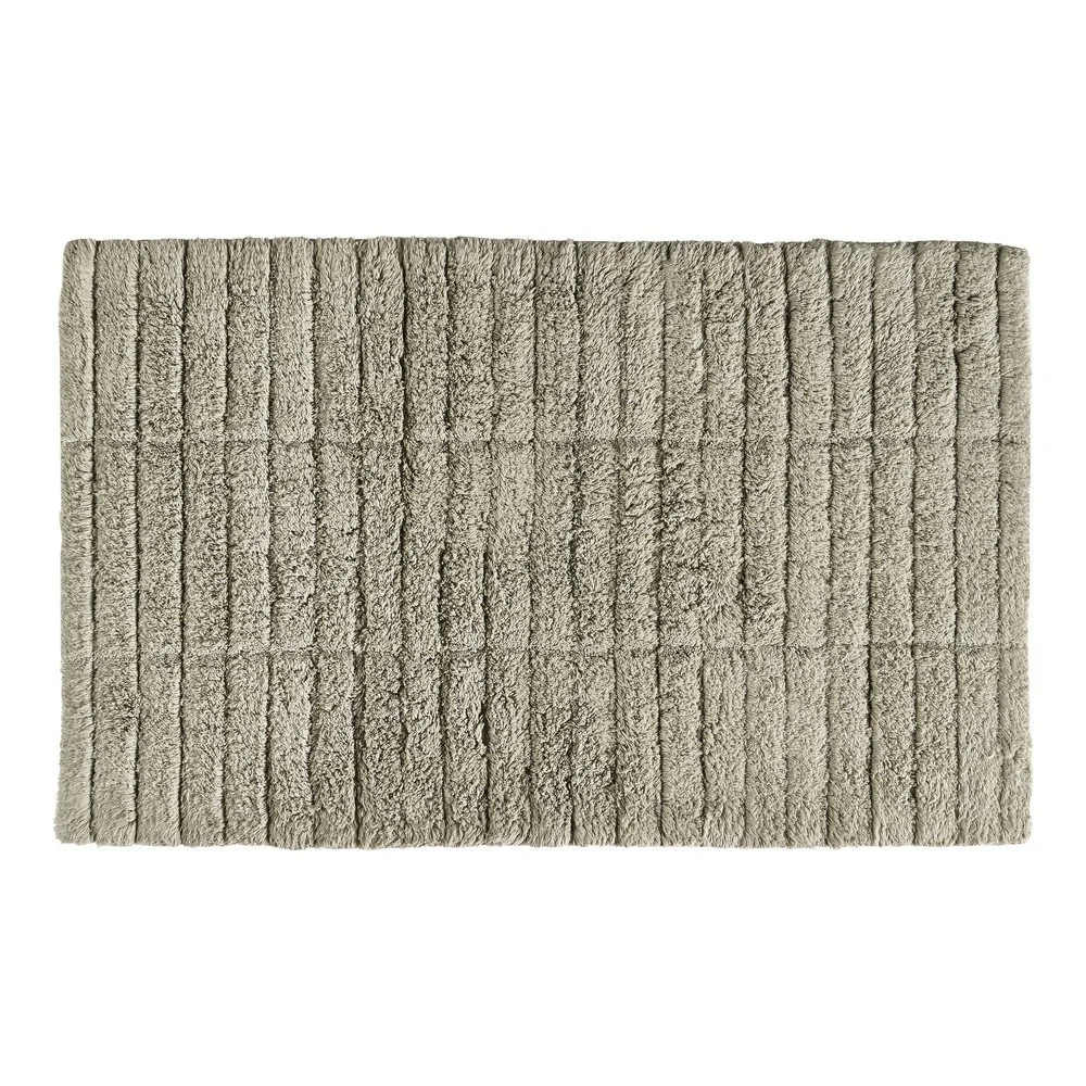 Zelenobéžová koupelnová předložka 80x50 cm Tiles v:1375095