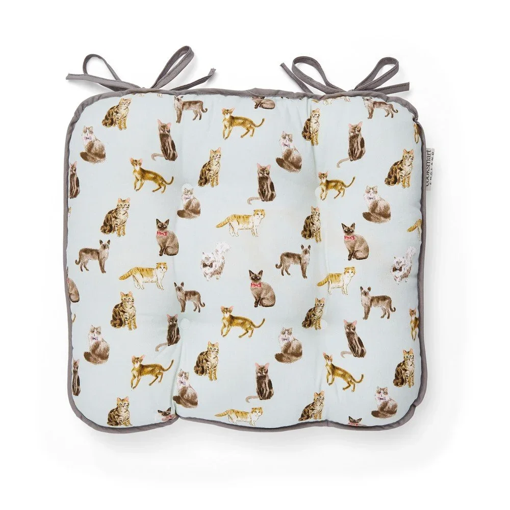 Bavlněný podsedák Cooksmart ® Curious Cats, 43 x 43 cm v:1445394