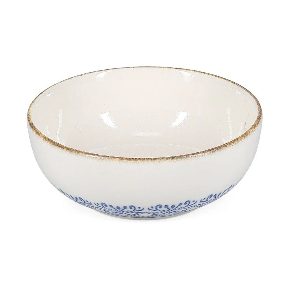 Bílá/modrá porcelánová polévková miska 710 ml Azul – BonBistro v:1934968