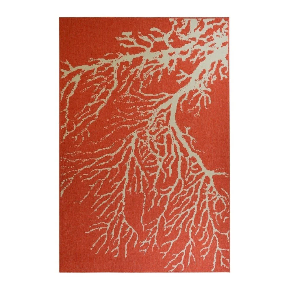 Červený venkovní koberec Floorita Coral, 133 x 190 cm v:1353365