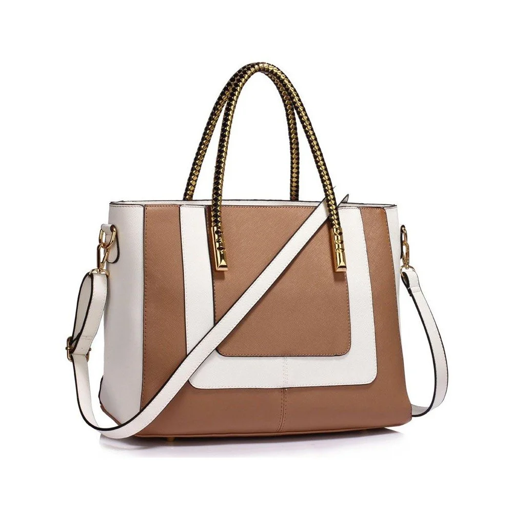 Béžová kabelka L&S Bags Legendre v:773524 Béžová kabelka L&S Bags Legendre v:773524
