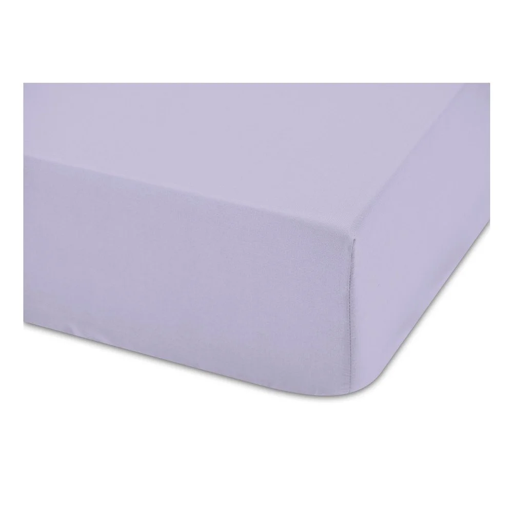 Fialové bavlněné elastické prostěradlo Boheme Basic, šířka 160 cm v:974940