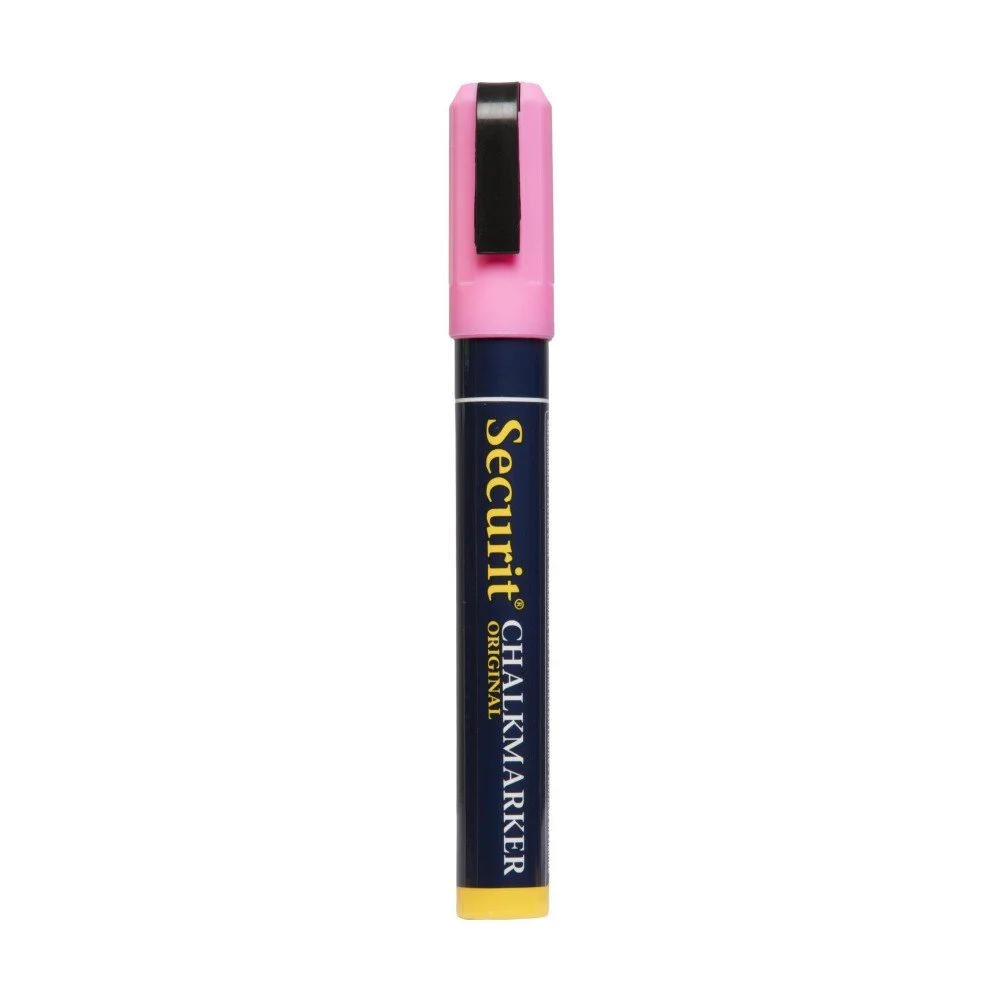 Růžový křídový popisovač na vodní bázi Securit® Liquid Chalkmarker Medium v:1108718