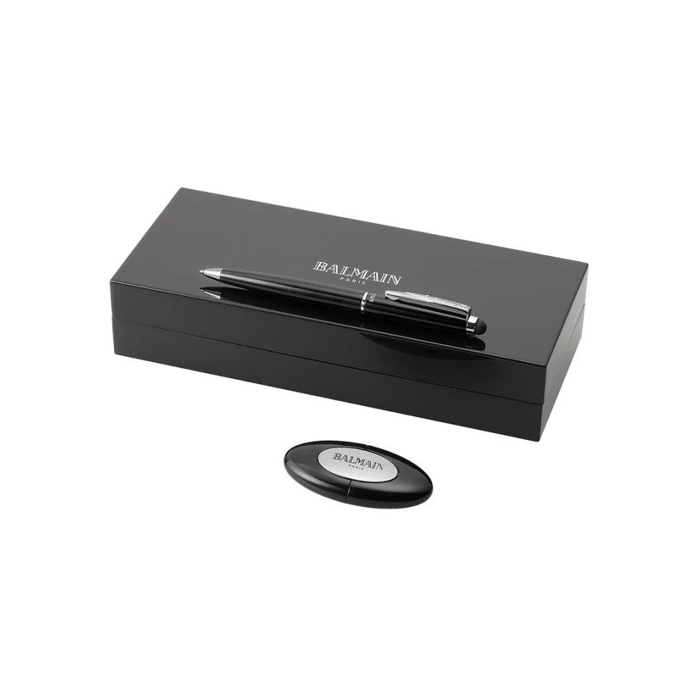 Set pera a USB s pouzdrem Balmain Ballpoint v:760004