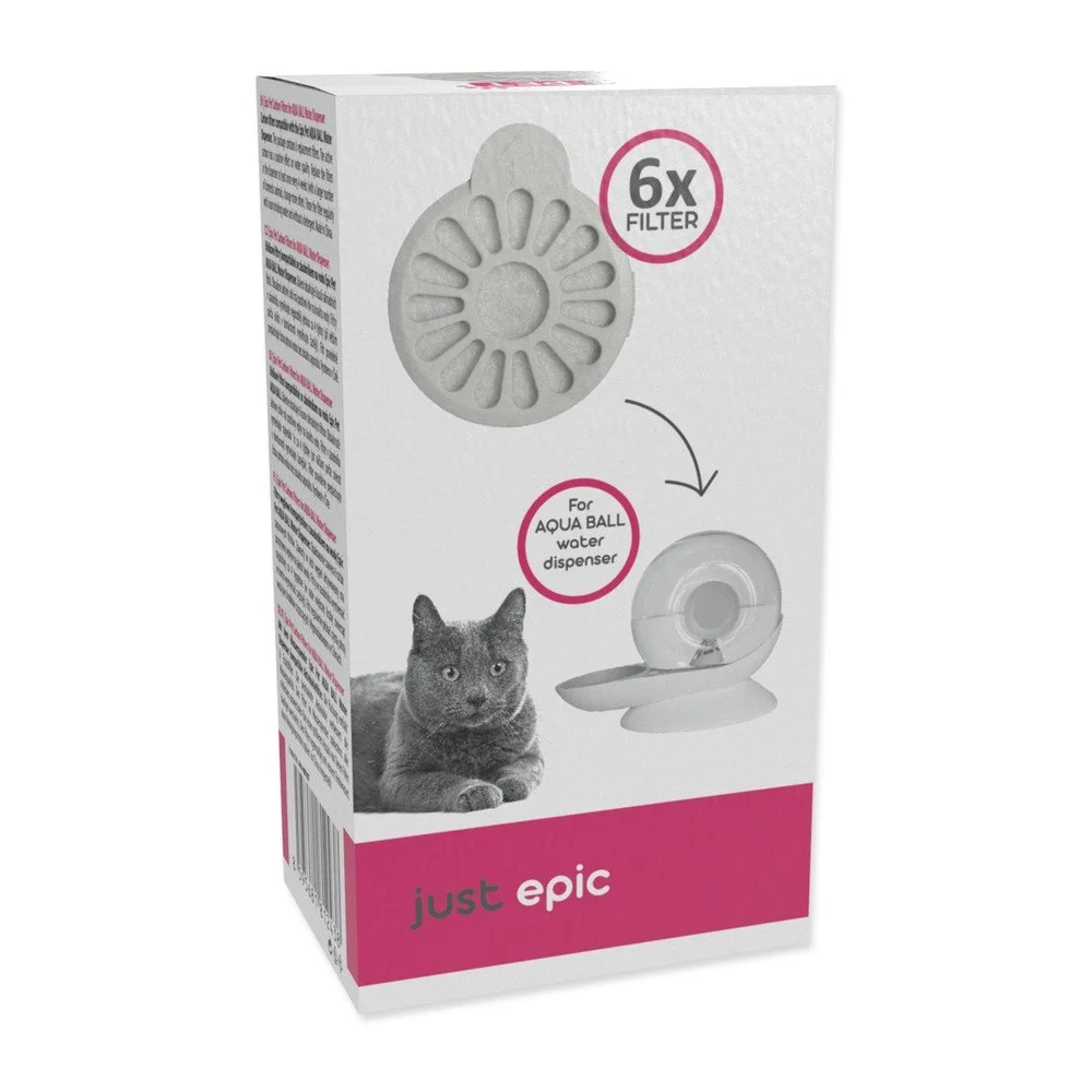 Filtry do vodní fontány v sadě 6 ks pro kočku Epic Pet Aqua Ball – Plaček Pet Products v:1777208 Filtry do vodní fontány v sadě 6 ks pro kočku Epic Pet Aqua Ball – Plaček Pet Products v:1777208