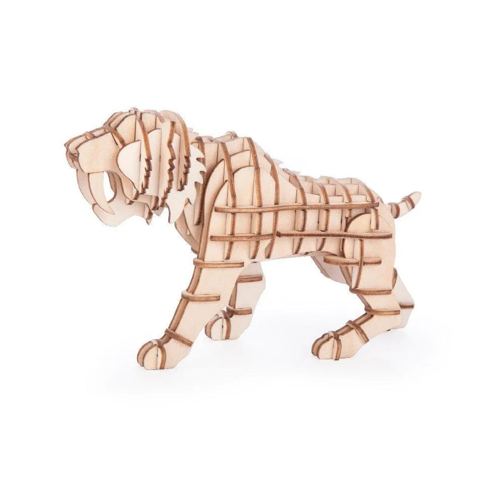 3D puzzle z balzového dřeva Kikkerland Tiger v:1157878 3D puzzle z balzového dřeva Kikkerland Tiger v:1157878
