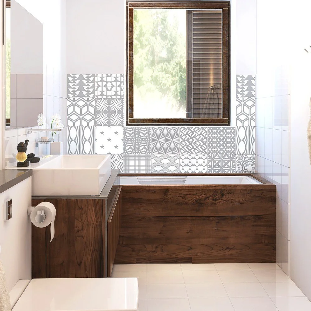 Sada 24 samolepek Ambiance Scandi, 80 x 120 cm v:984134
