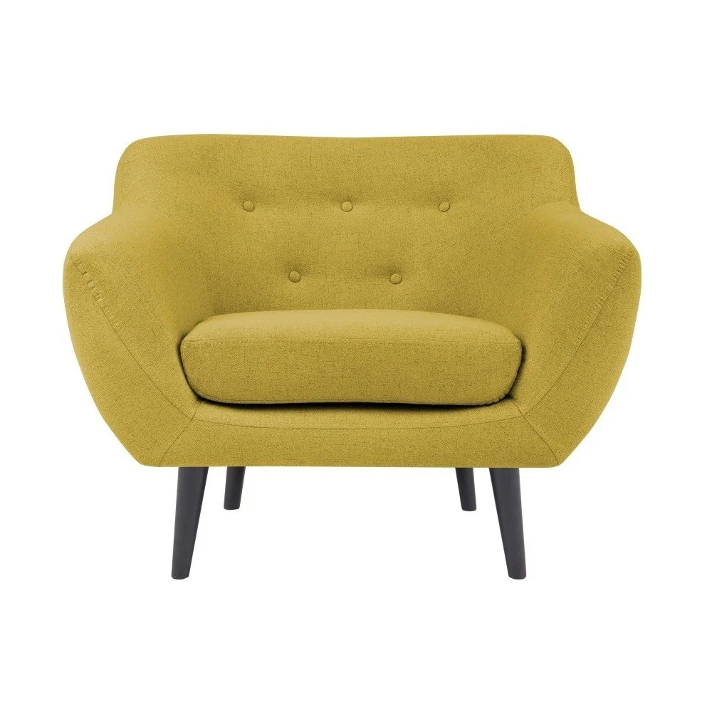 Žluté křeslo Mazzini Sofas Piemont v:1083258