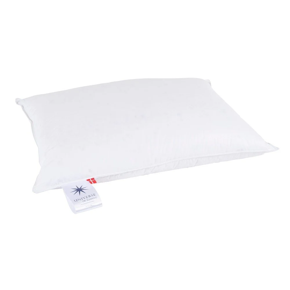 Polštář s péřovou výplní 80x80 cm Neptune Low – Universe of Sleeping v:1651818