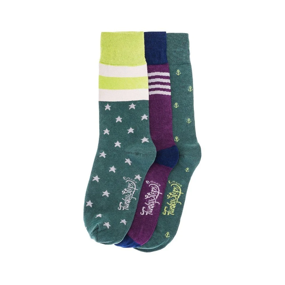Sada 3 párů unisex ponožek Funky Steps Dona, velikost 39/45 v:876042