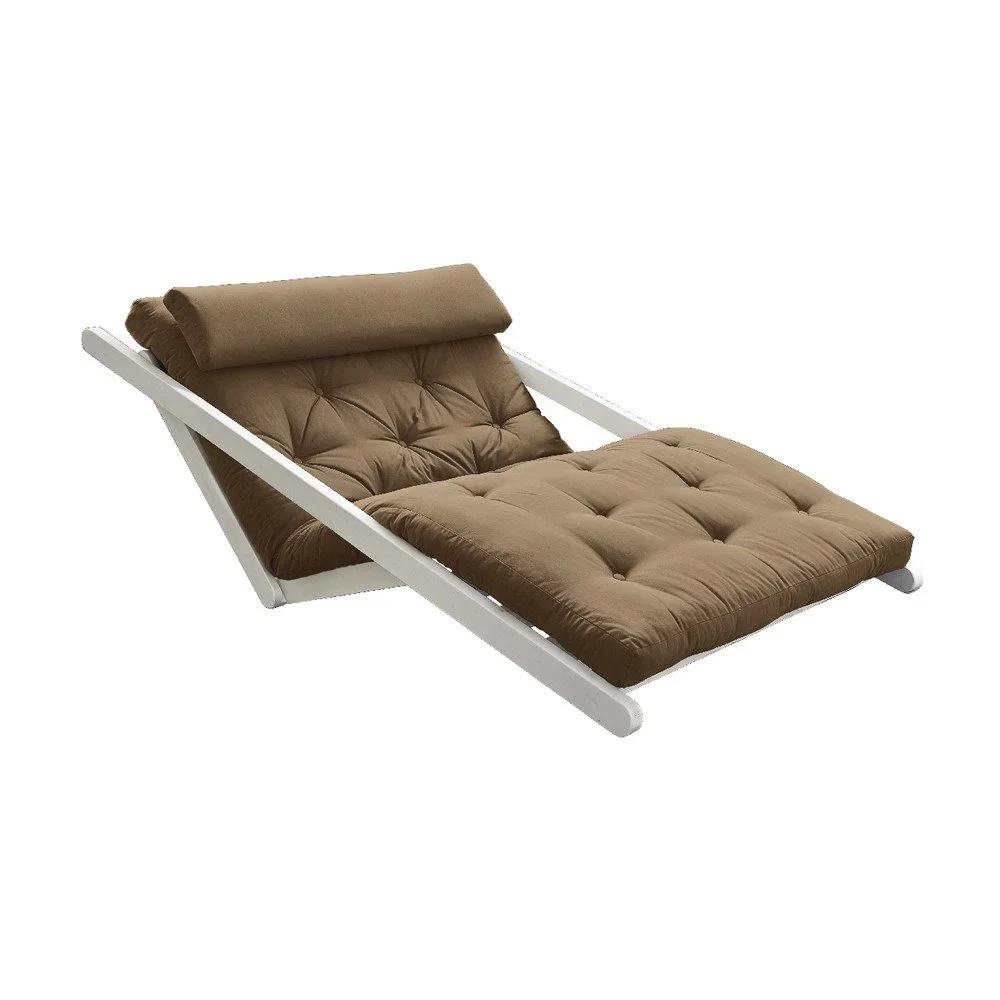 Dvoumístná variabilní lenoška Karup Design Figo White/Mocca v:1225996