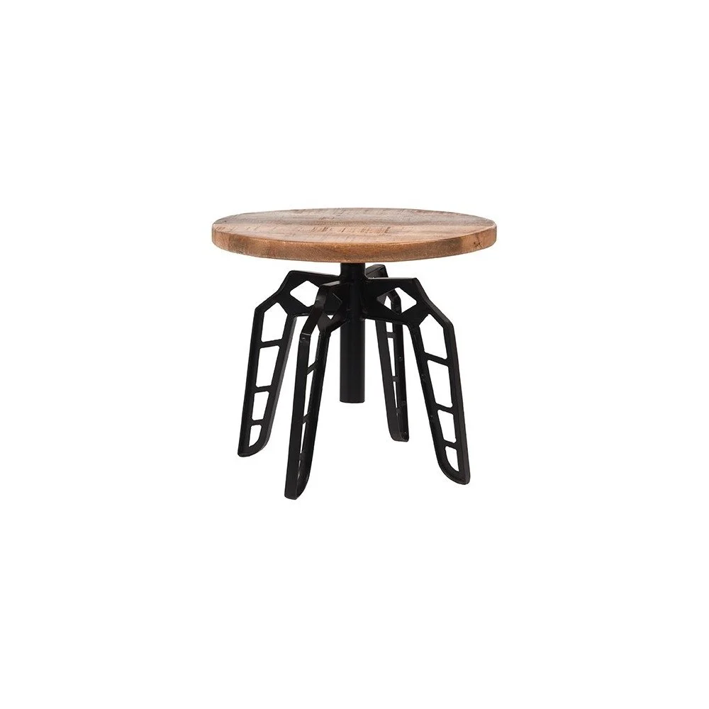 Odkládací stolek s deskou z mangového dřeva LABEL51 Pebble, ⌀ 45 cm v:1228910