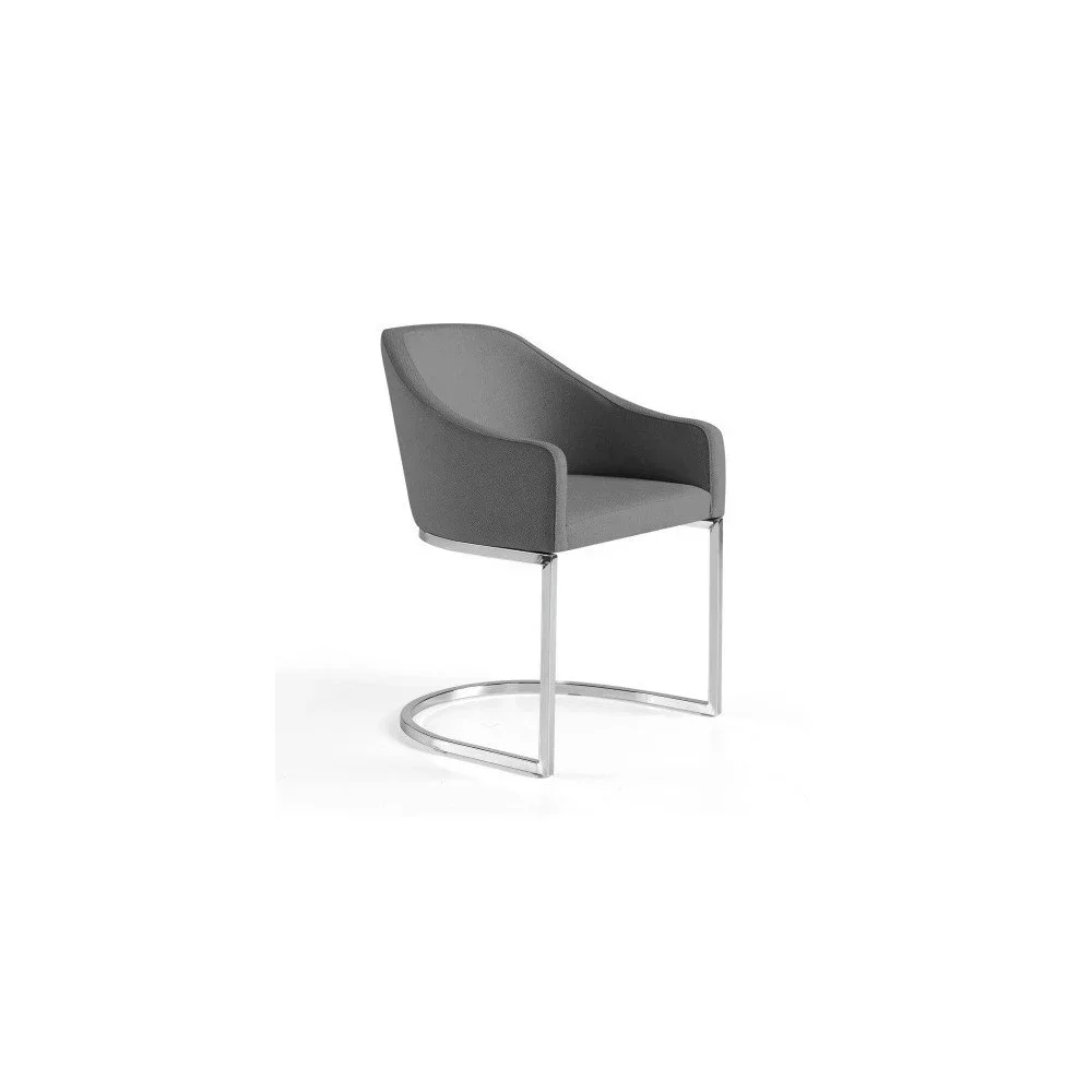 Šedá židle Ángel Cerdá Sillón v:999686