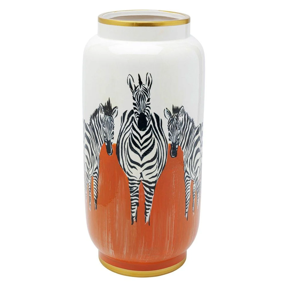 Váza Kare Design Orange Zebras, výška 39 cm v:1318886