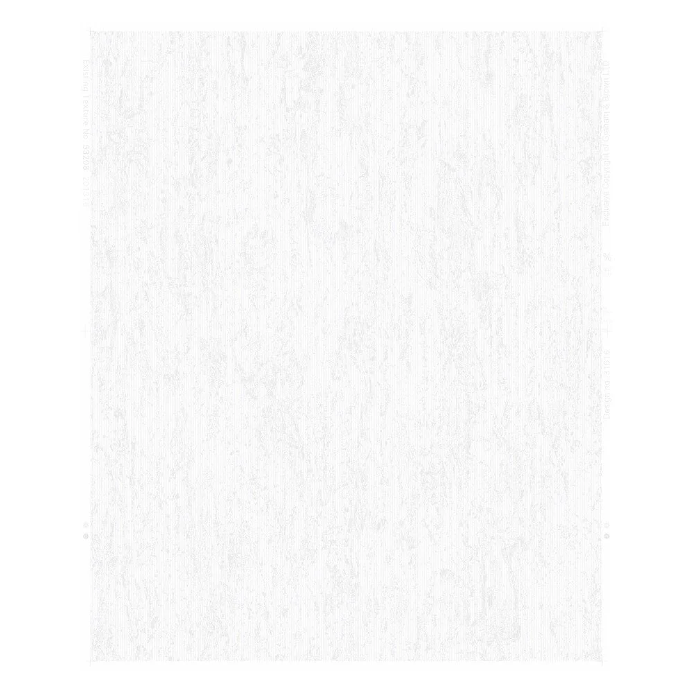 Bílá nástěnná tapeta Graham & Brown Albert Plain White, 0,52 x 10 m v:1346225