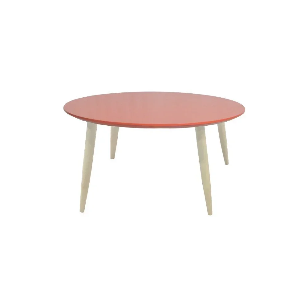 Červený odkládací stolek 13Casa Pastel, Ø 58 cm v:853688