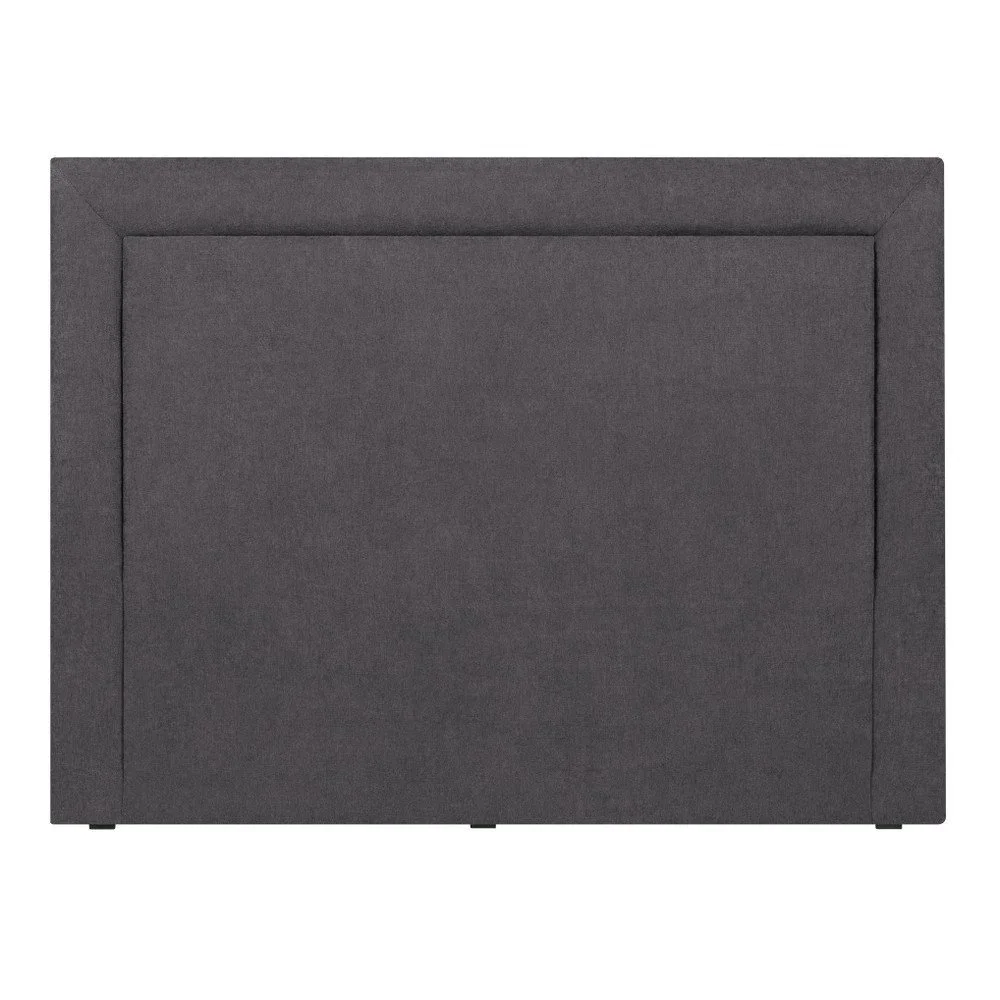 Tmavě šedé čelo postele Mazzini Sofas Ancona, 140 x 120 cm v:961960
