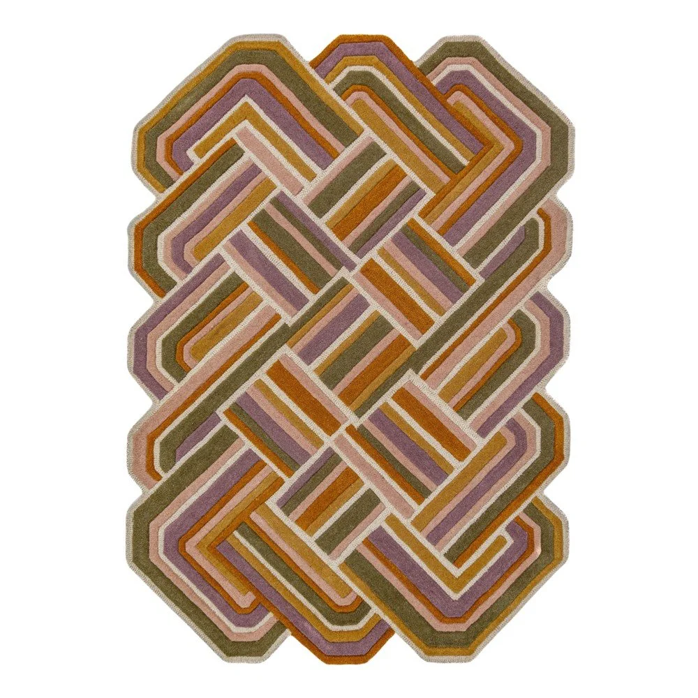 Ručně tkaný vlněný koberec 140x200 cm Lattice Shaped – Flair Rugs v:1906332