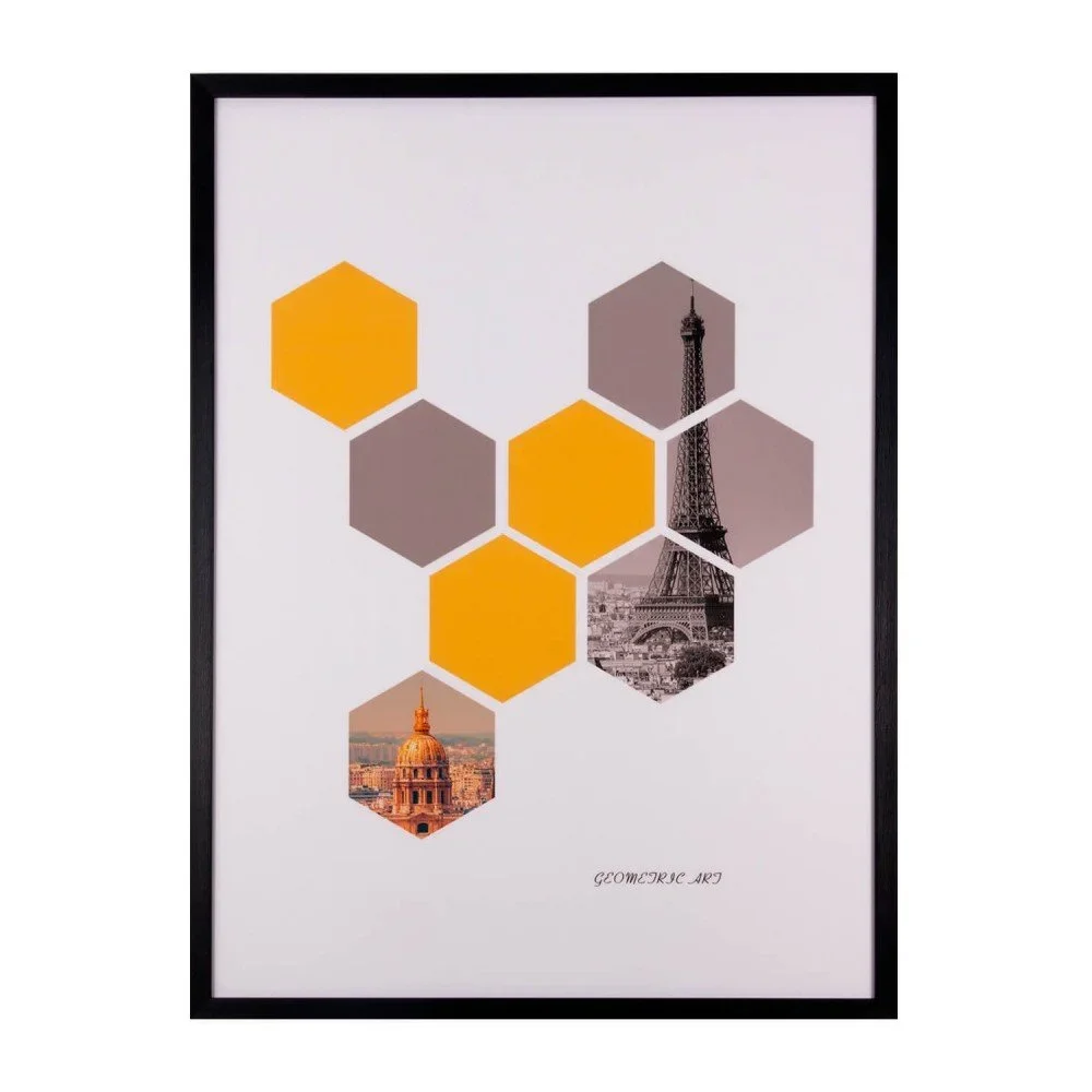 Obraz sømcasa Hexagons, 60 x 80 cm v:1036364